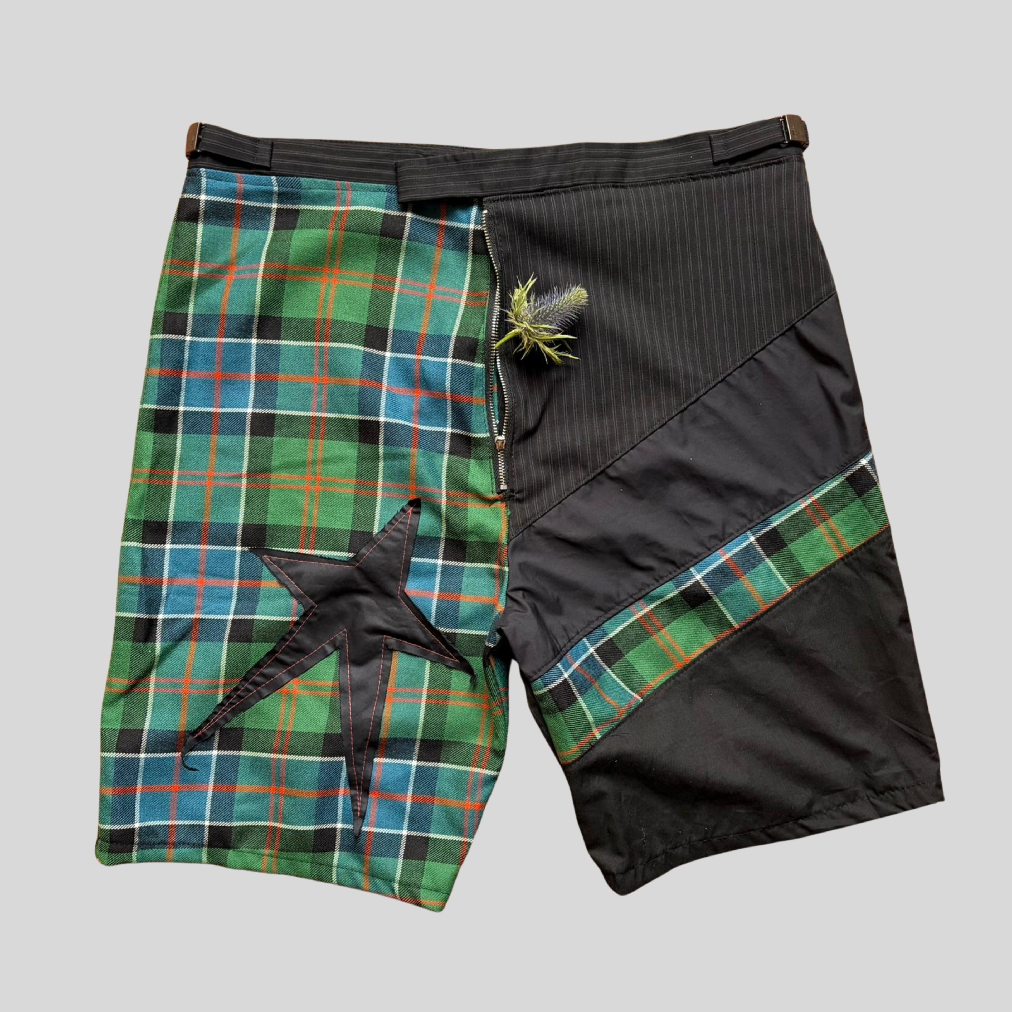 Tartan Star Shorts