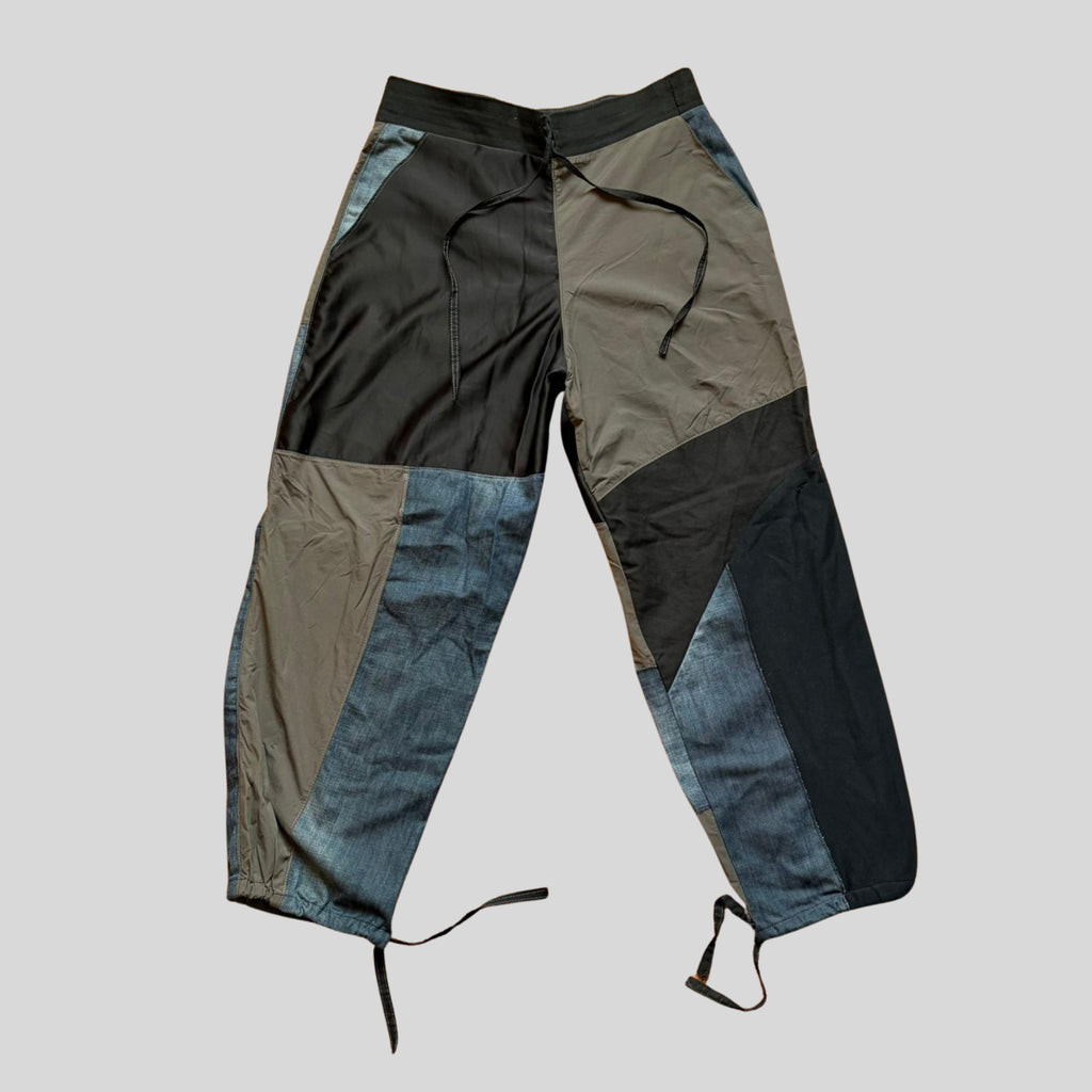 Patchwork Drawstring Joggers