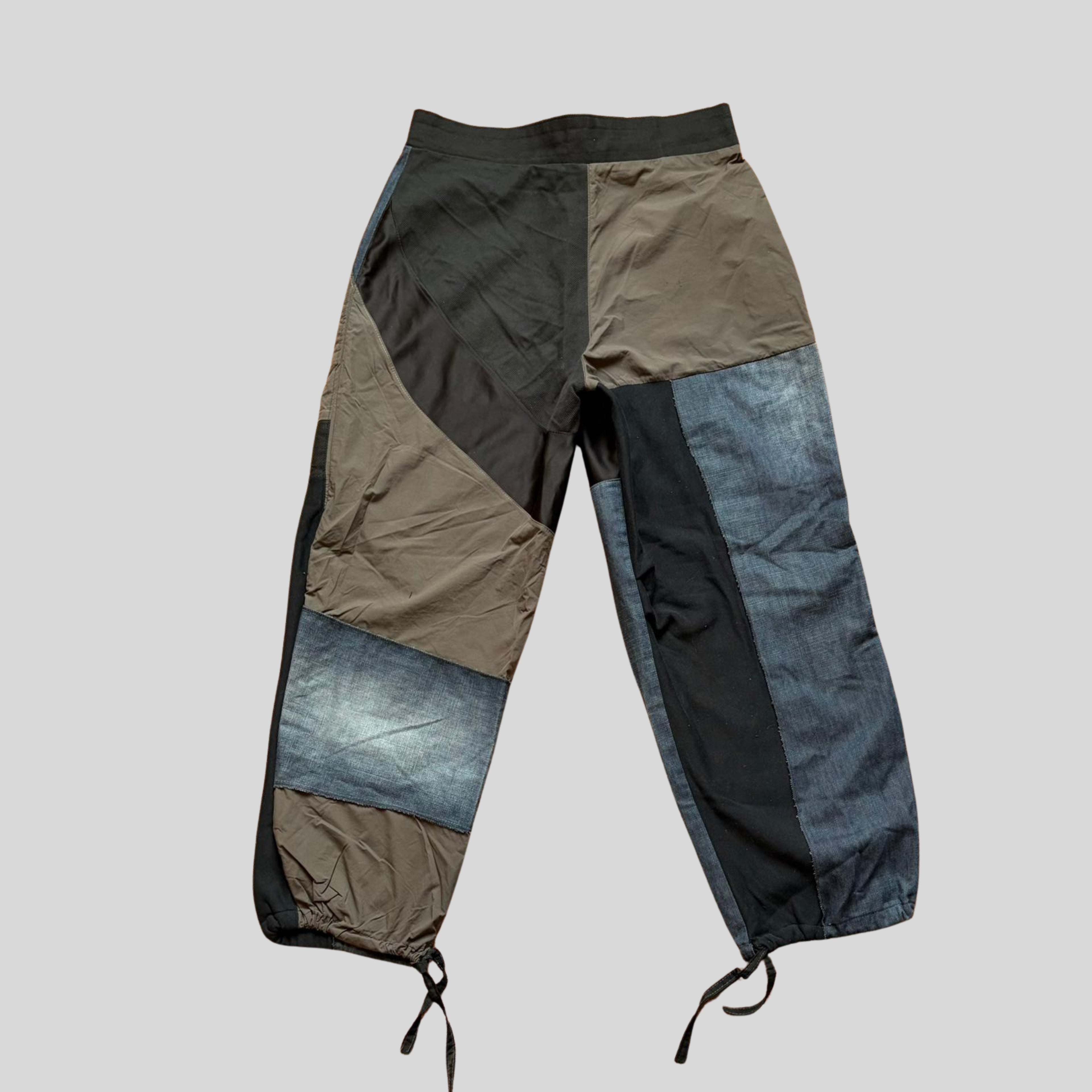 Patchwork Drawstring Joggers