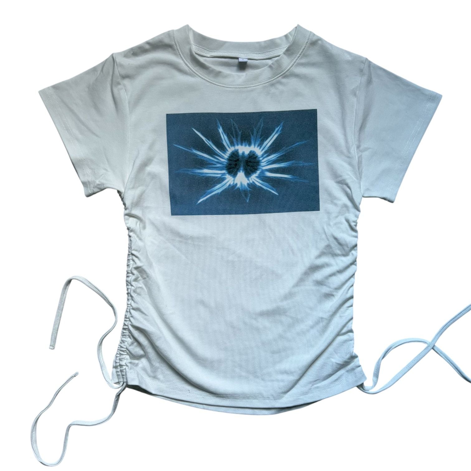 X-Ray Thistle Drawstring Baby Tee