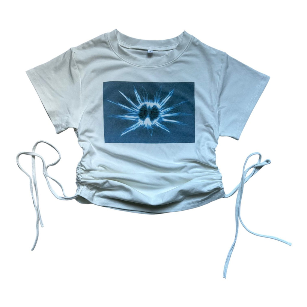X-Ray Thistle Drawstring Baby Tee