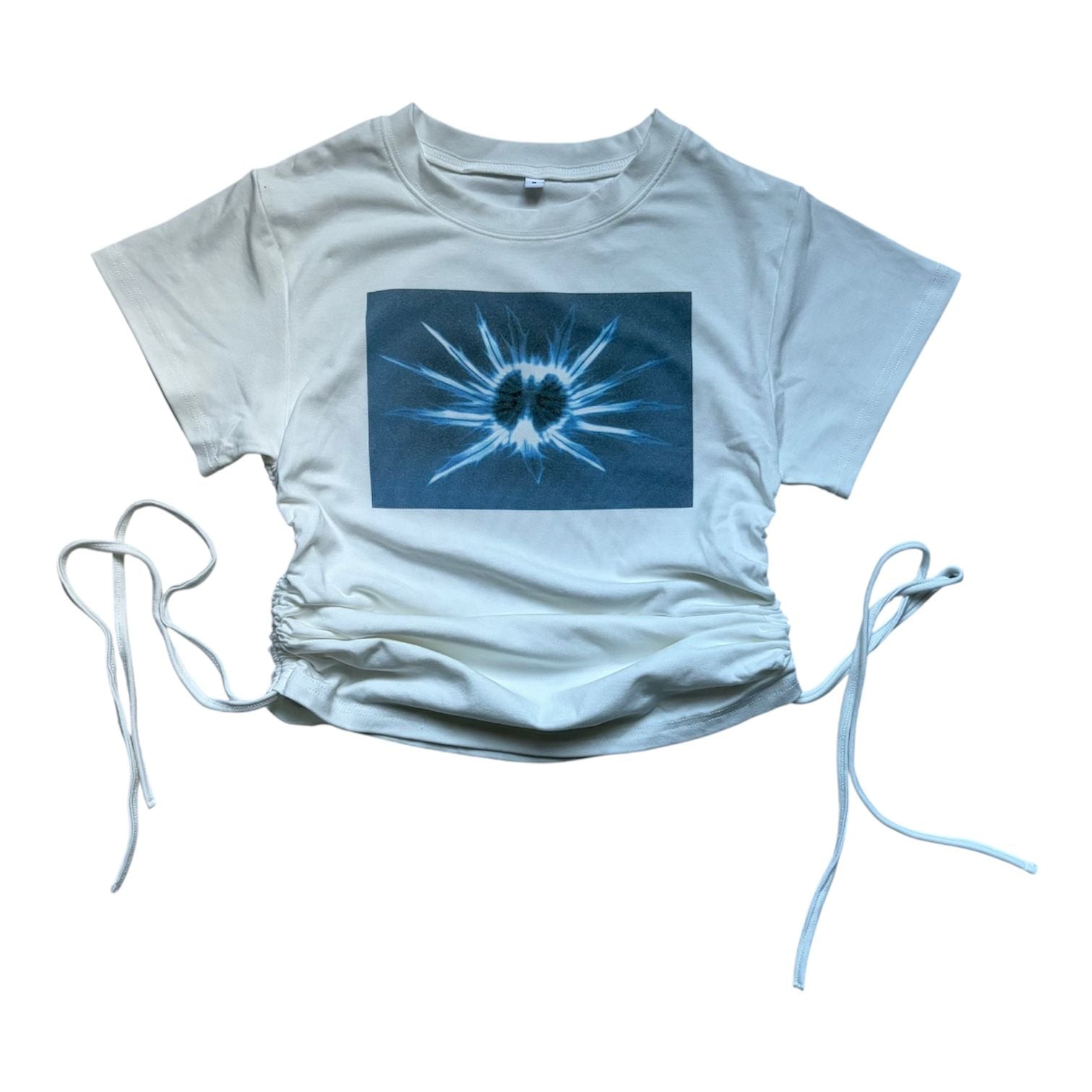 X-Ray Thistle Drawstring Baby Tee