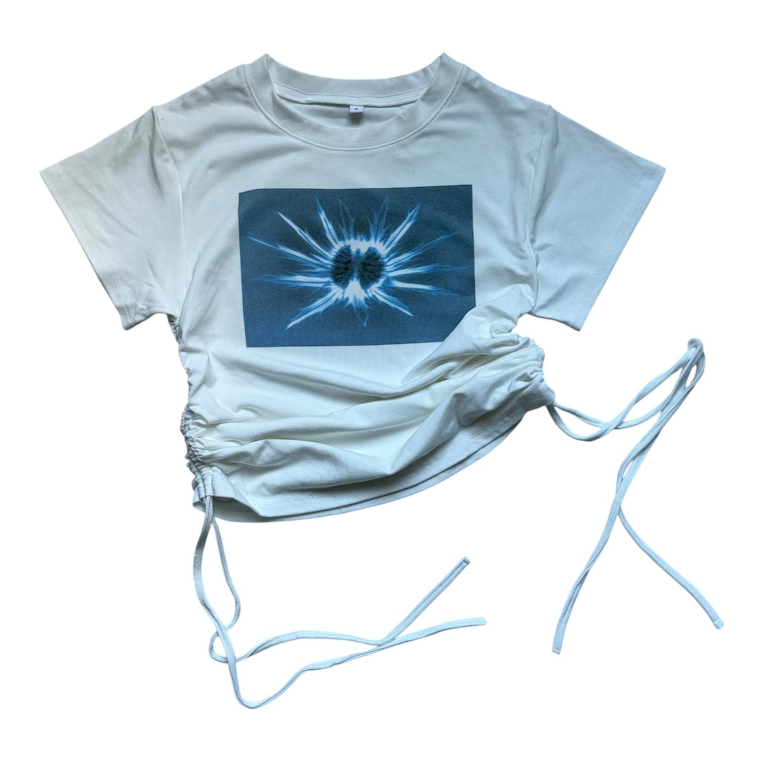 X-Ray Thistle Drawstring Baby Tee